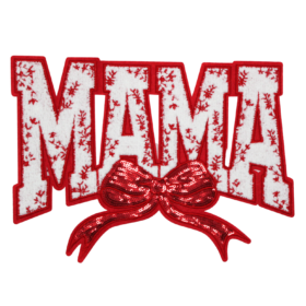 Alternative view of Mama Bow Patch (Large/Chenille)