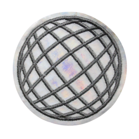 Alternative view of Disco Ball Patch (Small/Embroidery)
