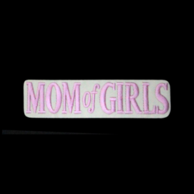 Alternative view of Mom Of Girls Patch(Small/Embroidery)