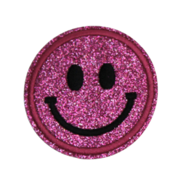 Alternative view of Smiley Glitter Patch