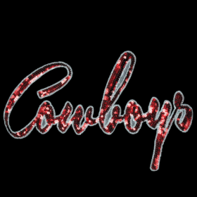 Alternative view of Cowboys Patch (Large/Sequin)