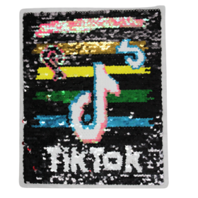 Alternative view of TikTok Patch (Large/Sequin)
