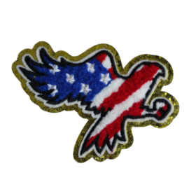Alternative view of July 4th Patch (Small/Chenille)