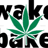 Wake and bake DTF Transfer