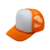 White/Orange