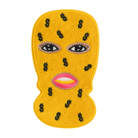 Alternative view of Ski Mask Girl Patch (Small/Embroidery)