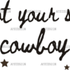 Shoot Your Shot Cowboys DTF Transfer