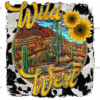 Wild West Sunflower DTF Transfer