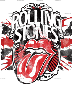 Rolling Stones DTF Transfer