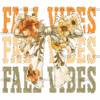Fall Vibes Bow-2 DTF Transfer