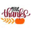 Give Thanks-2 DTF Transfer